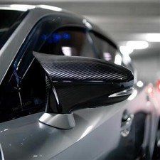 Real Carbon Fiber Mirror Covers For Lexus Is Gs Ls Rc 300 350 Rc F Sport 2014-19