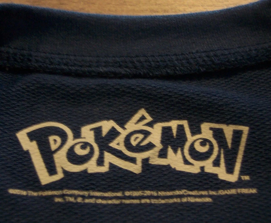 MUJER ADOLESCENTE Nintendo POKEMON PIKACHU Crew Sudadera GRANDE NUEVA con ETIQUETA Foto 3 de 3