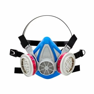 MSA HALF FACE RESPIRATOR FACEPIECE MASK PAINTING WELDING SANDING ASBESTOS MOLD MED.