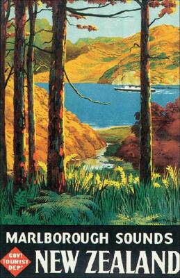 NEW ZEALAND TRAVEL POSTER ART REPRINT | eBay