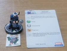 =HeroClix Marvel HAMMER OF THOR Hogun 034 with card =