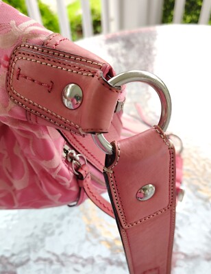 Coach LARGE F14491 Vintage Y2K Soho Hobo Shoulder Bag Pink