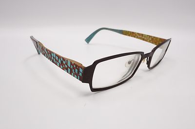 Jean Lafont Equipe 500 EYEGLASSES Frames 46[]19-130 Blue Brown 3882