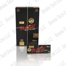 RAW Classic Black 1 1/4 Size-24 pks per display