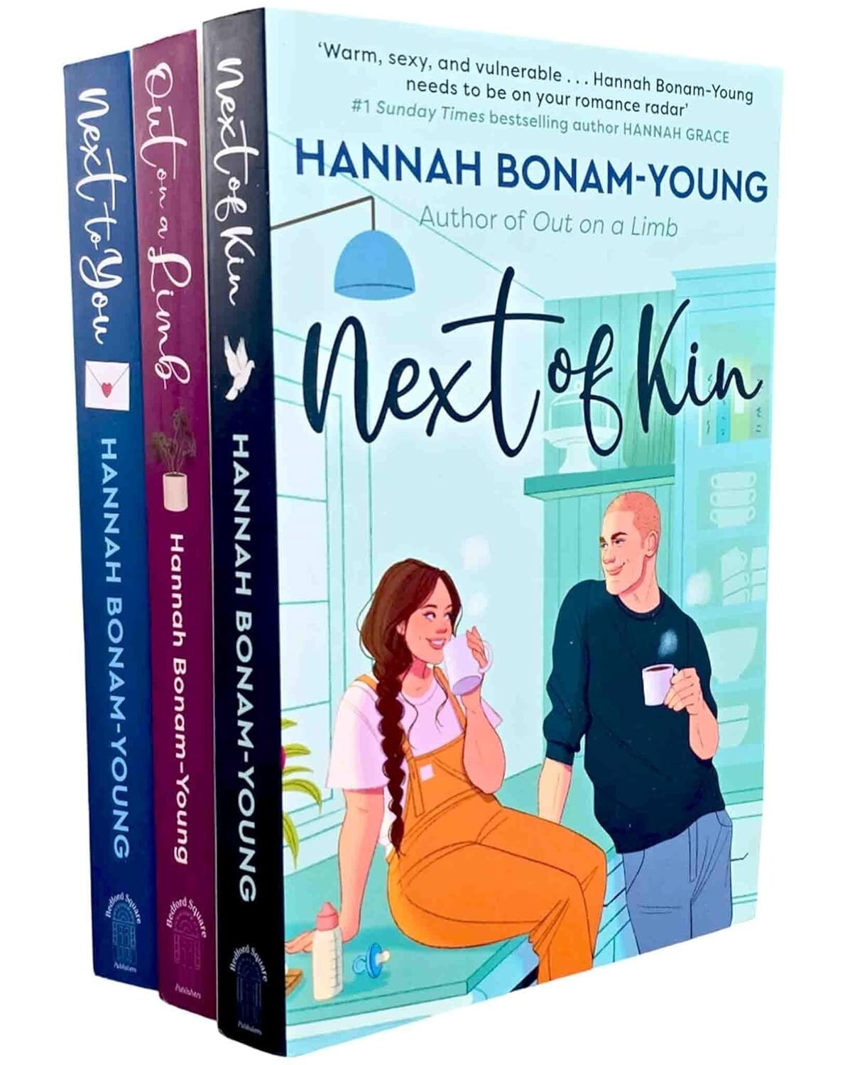 Next Series 3 Books Collection Set by Hannah Bonam-Young Next of Kin,Out on Limb