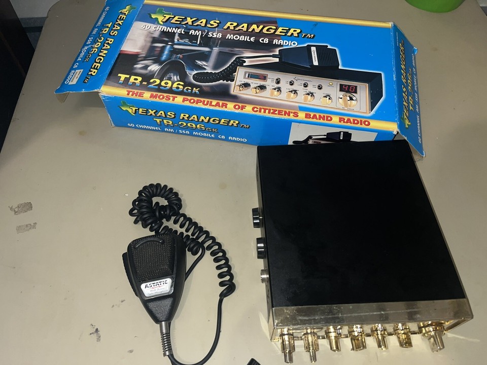 Texas Ranger TR-296 CB Radio | 40 Channel | AM/SSB | Handheld | Mobile ...