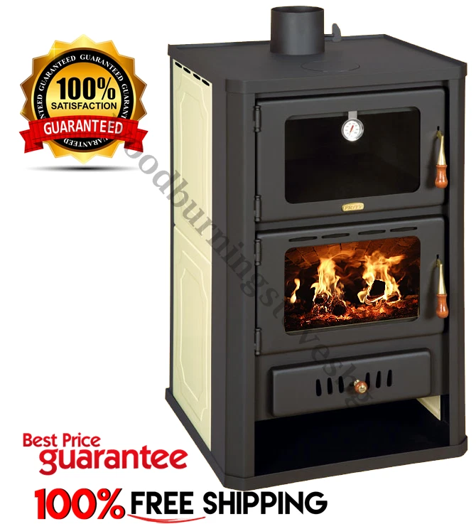 Cooking Wood Burning Stove Back Boiler Prity FG W15 19,8kw. EcoDesign 2022  | eBay