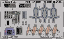 Eduard HAS.2 S.A. Photoetched Detail kit 1/72 EUSS349