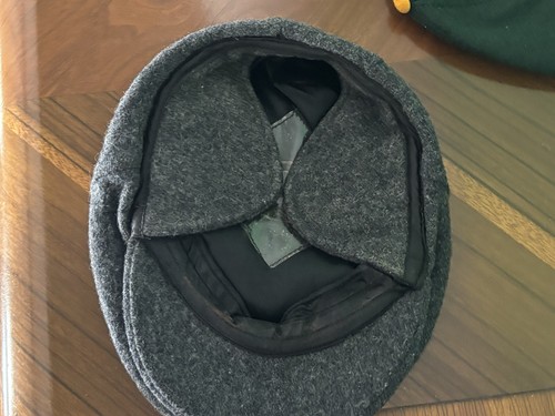 Vintage DOBBS Cabbie Hat with Ear Muffs 7 5/8 Gray - Picture 9 of 13