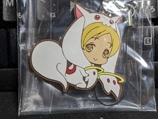 Puella Magi Madoka Magica Limited Rubber Keychain Mami Tomoe x Kyubey Mint
