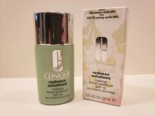 Clinique~ Redness Solution Makeup w/ SPF 15 ~ CN70 Calming Vanilla~1oz~NIB
