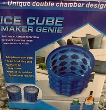 Summer Ice Cube Maker Mold Silicone Ice Bucket Tray Bucket