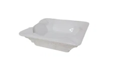 Vintage 1950's Westmoreland Grapevine Patterned Milk Glass Ashtray