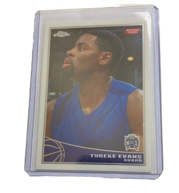2009 Topps Chrome Tyreke Evans of 999 Sacramento Kings Rookie Card RC