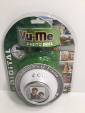 New Vu-Me Digital Photo Frame Golf Ball Displays 70 Digital Photos New B1