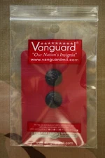 USMC MARINE CORPS BLACK BUTTON SET FOR ENLISTED OR OFFICER COMBINATION CAP STRAP