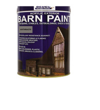 BEDEC BARN PAINT SATIN ANTHRACITE GREY 5L
