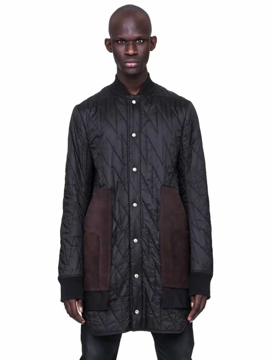 RICK OWENS RARE NEW SIZE 46 LEGASPI LARRY RUNWAY QUILTED LINER