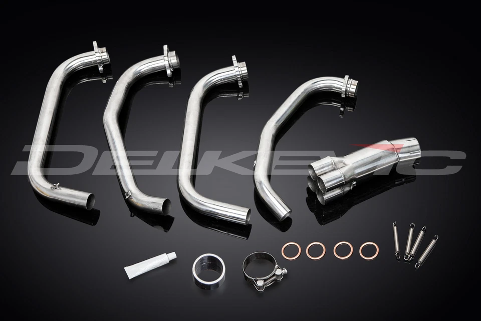 Tubos de escape de acero inoxidable 4-1 para Suzuki GSX600F Katana 600 1997-2006 Foto 2 de 4