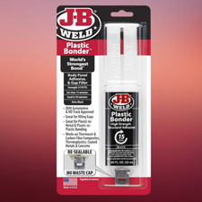 J-B Weld 50139 Plastic Bonder Body Panel Adhesive and Gap Filler Black - 25 ml