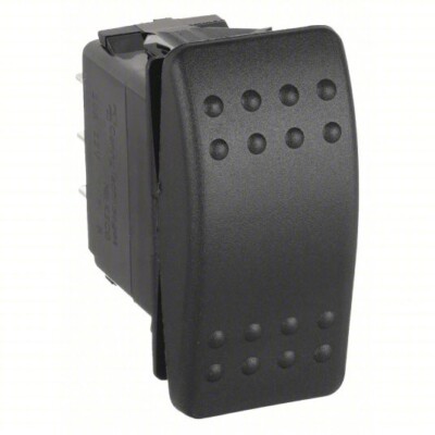 CARLING TECHNOLOGIES VLD1S00B-AZC00-000 Rocker Switch,DPDT,6 Connections