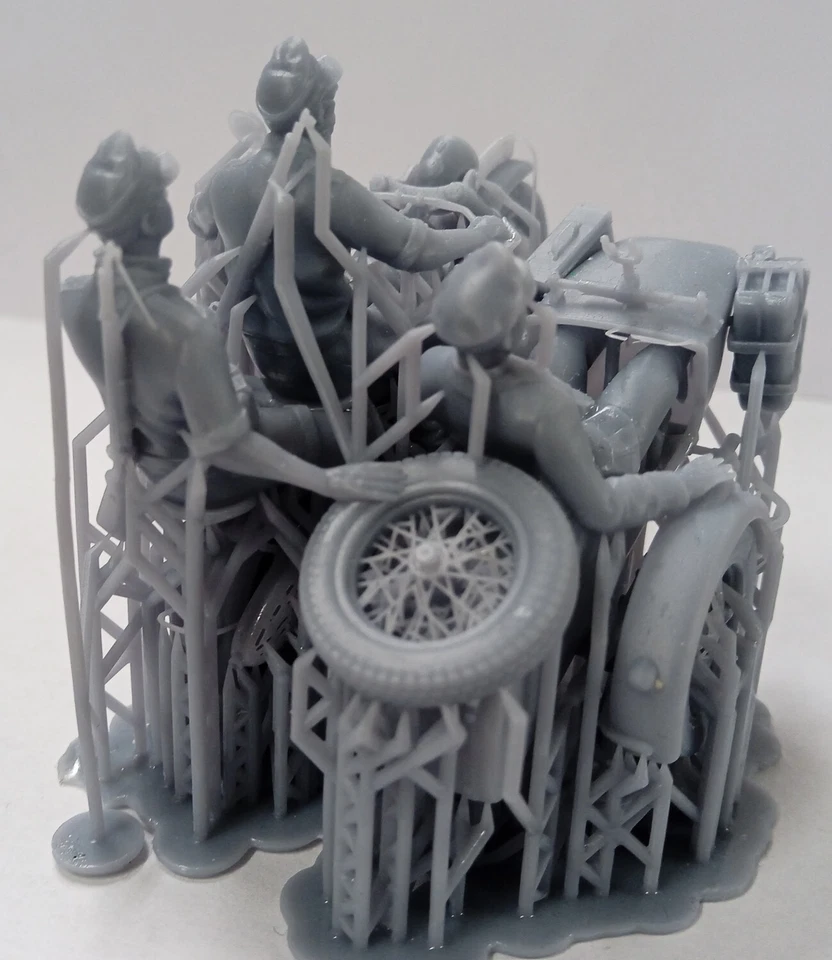 DAK BMW R75 w/Crew 3D-Druck im Maßstab - Bild 4 von 4