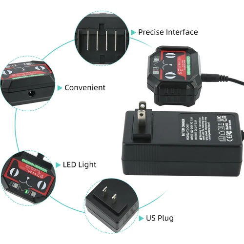 Battery Charger Replacement For Craftsman 20V MAX V20 Series Li-ion Battery - Picture 7 of 11