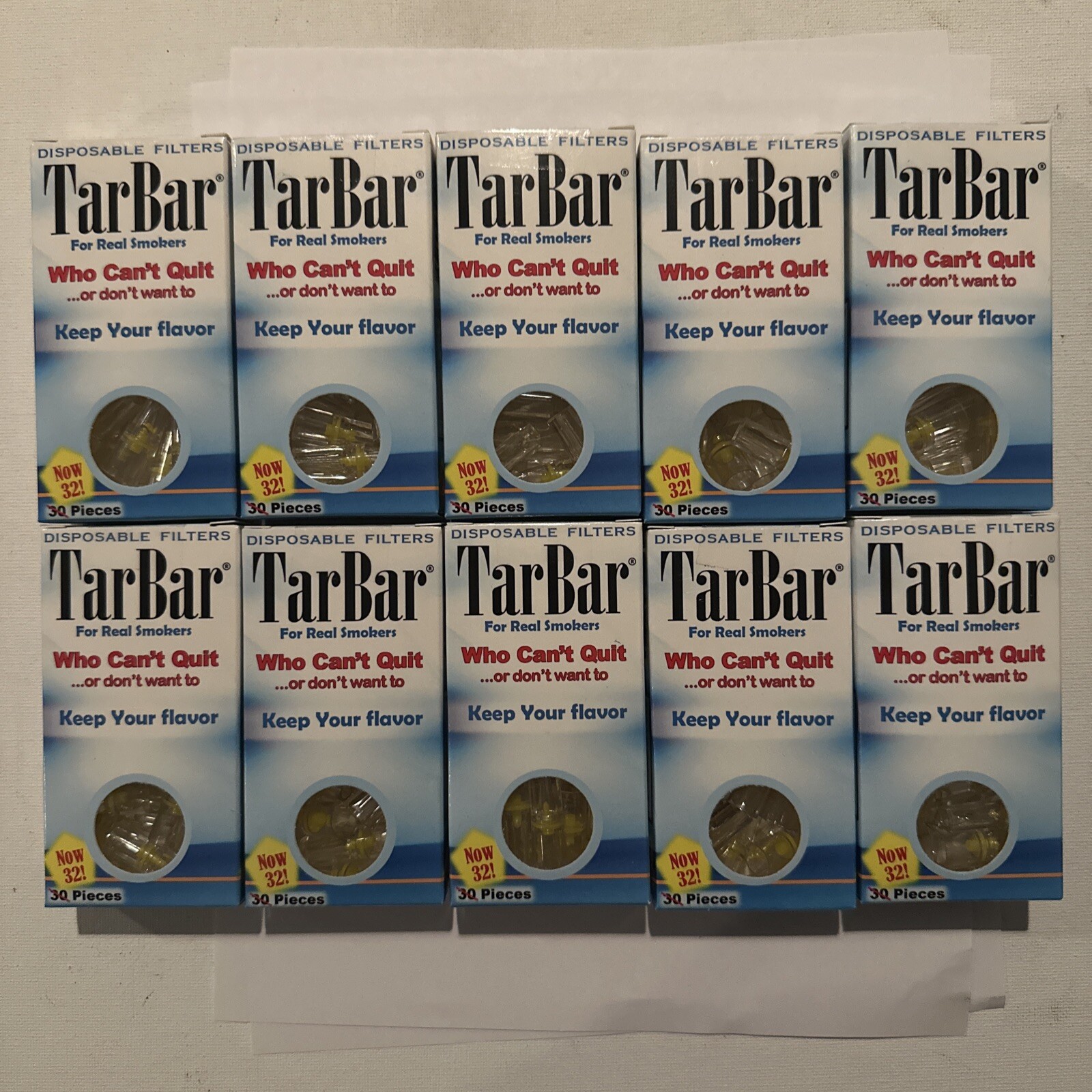 TarBar Cigarette Filters Disposable 10 BOXES 320 Filters Total Reduced Price eBay