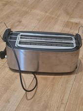 Quest 4 Slice Toaster Stainless Steel – Good Condition
