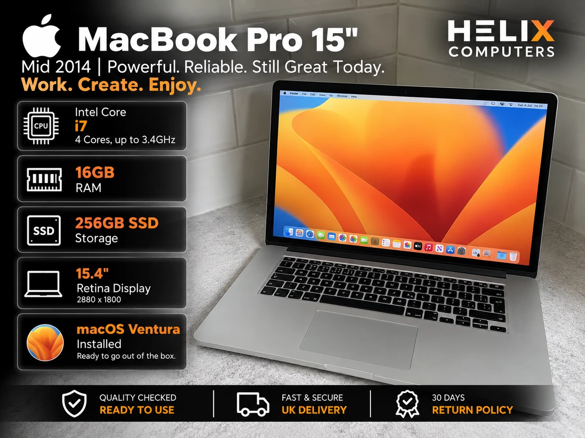 Las mejores ofertas en Portátiles Apple MacBook Pro 2014 de 15,4