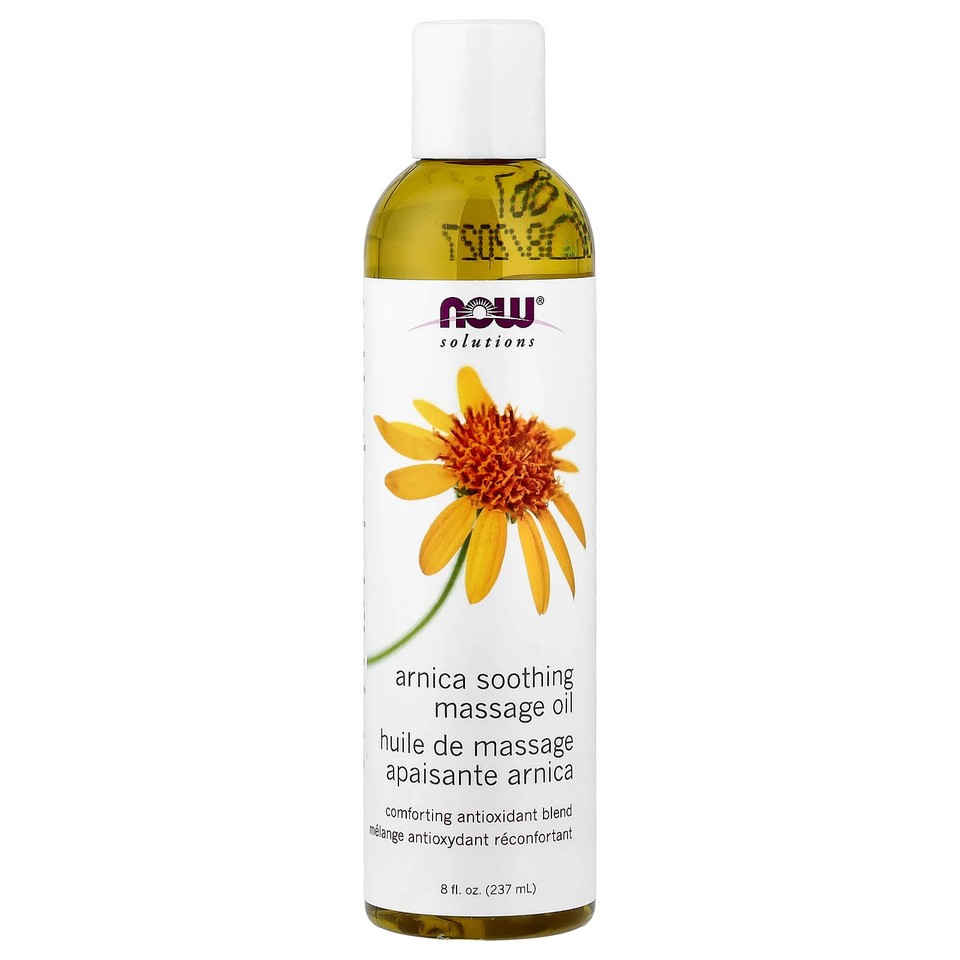 Solutions, Arnica Soothing Massage Oil, 8 fl oz (237 ml)