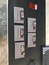 SNES Sports Lot - 5 Games Tested