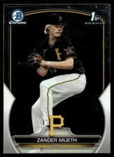 2023 Bowman Draft Chrome Zander Mueth Rookie Pittsburgh Pirates #BDC-131