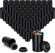 120 Pieces Film Canisters with Caps 35 Mm Plastic Empty Camera Reel Storage Cont