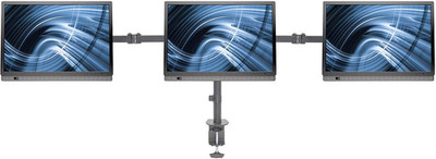 Manhattan 3fach Monitor-Tischhalterung 33,0 cm (13'') - 68,6 cm (27'') Neigbar