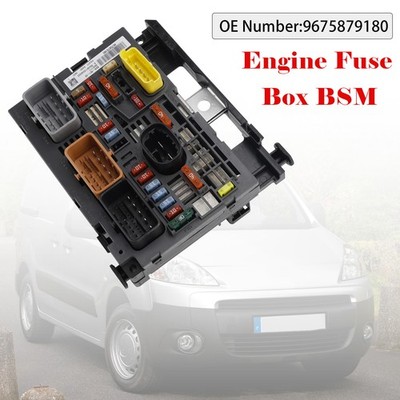 Engine Fuse Box BSM 9675879180 For Peugeot Partner Citroen Berlingo