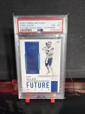 2020 Panini Encased - Future Wave Materials Josh Allen #FW-9 Sapphire /35 (MEM)