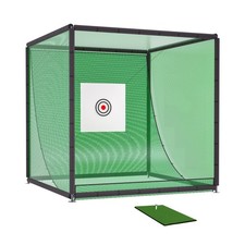 10'x10'x10' Golf Batting Cage Golf Training Simulators Practice Net Cage