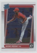 2021 Panini Donruss Optic Rated Rookie Adonis Medina #83 5a4