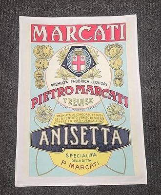 Sur la Table Linen Kitchen Tea Dish Towel Pietro Marcati Anisetta Treviso, Italy