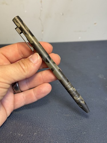 Urban Survival Gear TiScribe-Bolt Pen Full Size Black MultiCam Cerakote