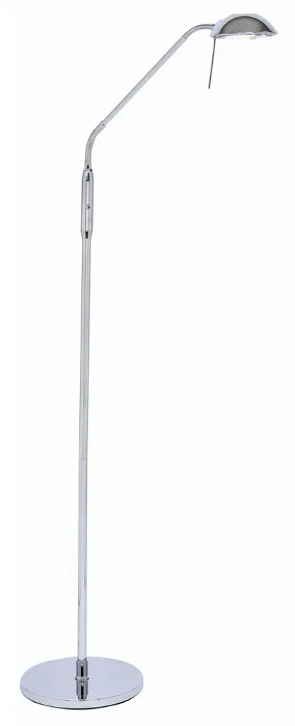 Floor Light Silver Metis Chrome Oaks Lighting 1275 FL CH