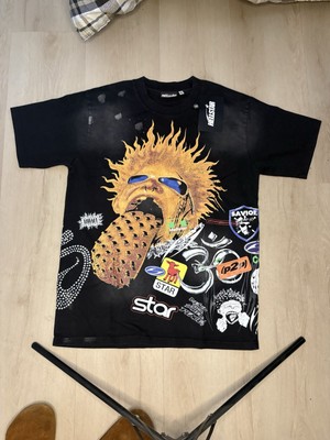 Hellstar Men's T-Shirt Screaming Kid Graphic, Size M, Found From Thrifting