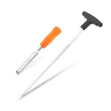 Golf Grip Removal Tool with Tape Removal Tool, 12" V-Groove Grip Remover Saver