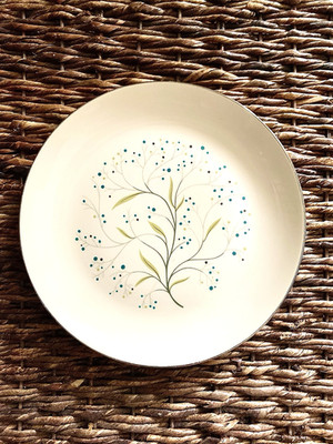 Vintage Homer Laughlin Rhythm Symphony Luncheon Plate 9  1/8'' Mid Century Modern