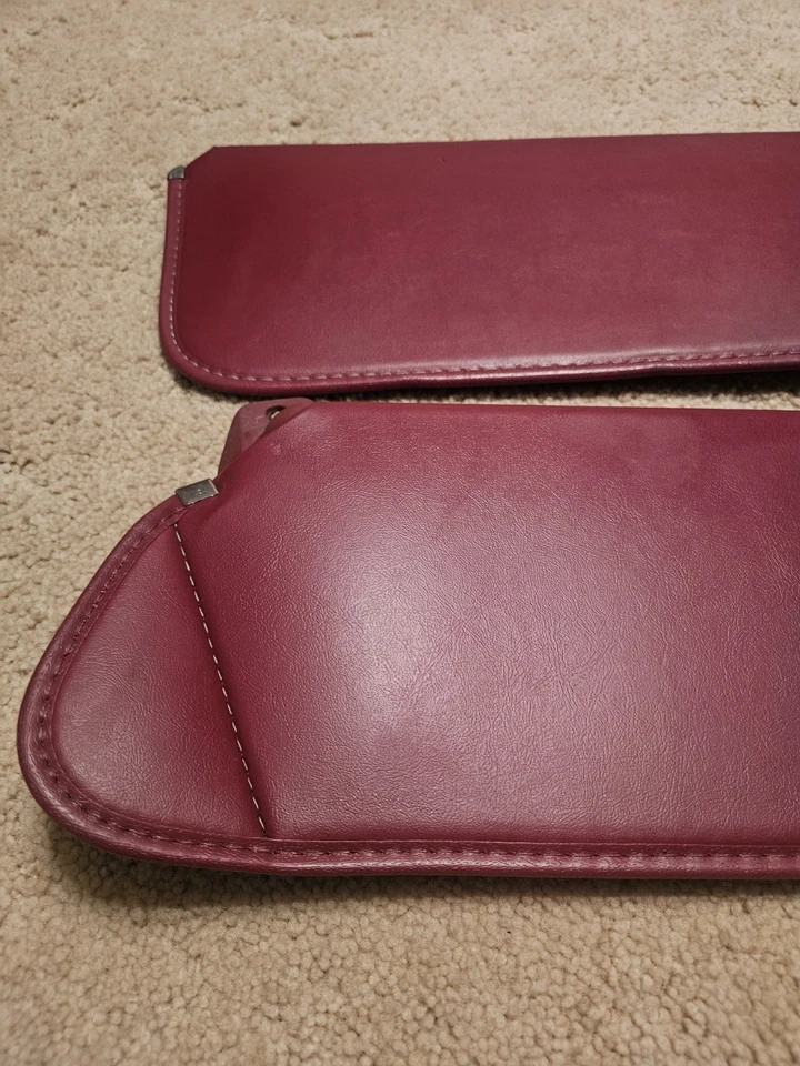 Parasoles Chevy Silverado GMC Sierra 1500 2500 1988-1998 OEM par granate Foto 2 de 4