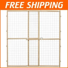 Multi-Purpose Pet Safety Gate with Comfort-Squeeze Latch - Portable Design