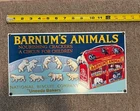Barnum's Animals Vintage Porcelain Sign