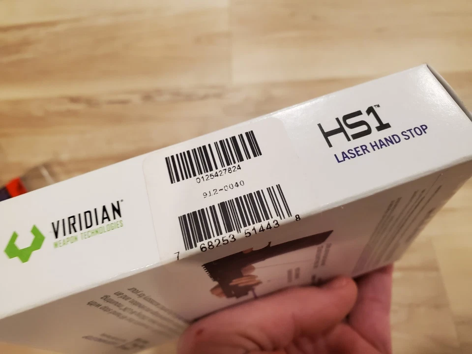 Nuevo tope de mano láser Viridian HS1 M-LOK - negro con láser infrarrojo IR - 912-0040 Foto 4 de 4