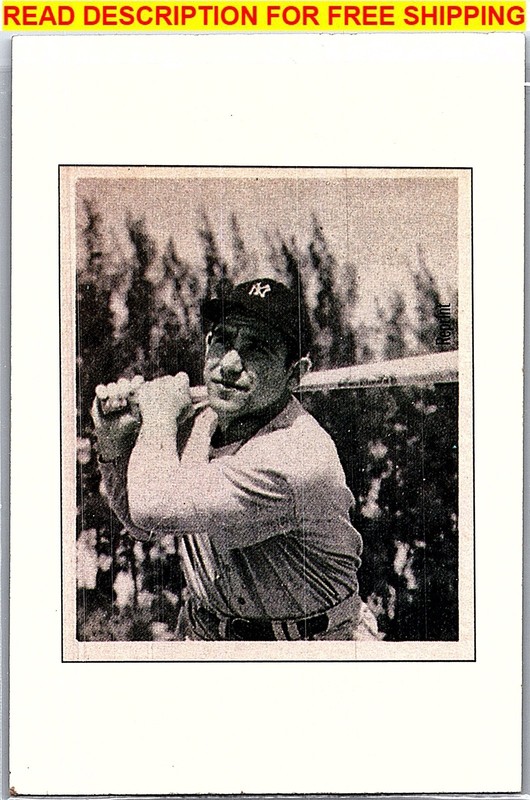 📢FreeShip=Read Info📢Larry "Yogi" Berra 1989 Bowman Reprint Sweepstakes